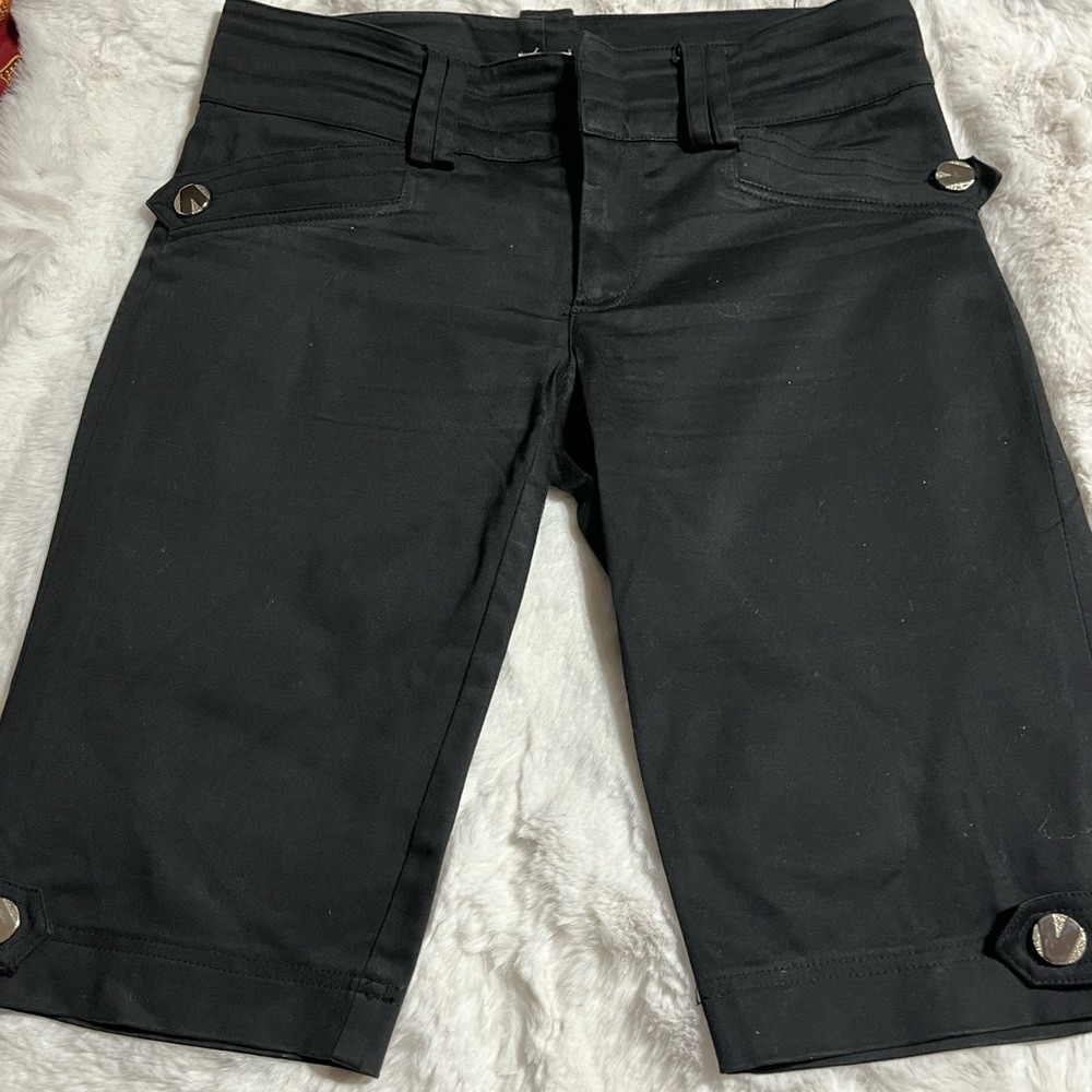 Cache Bermuda shorts, black size 4